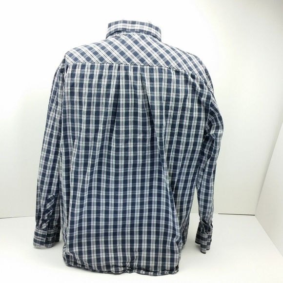 Southpole Shirt  Plaid Blue Button Authentic - Picture 4 of 8